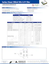 AFS14A34-1588.66-T2 Datasheet Cover