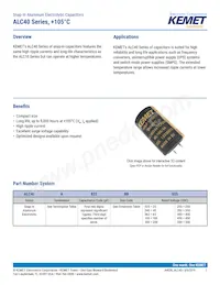 ALC40A331DD400 데이터 시트 표지