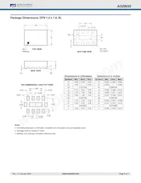 AOZ8033DIL Datasheet Pagina 5