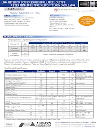 ASEMDLP-LR 데이터 시트 표지