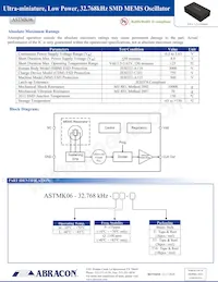 ASTMK06-32.768KHZ-LQ-T 데이터 시트 페이지 2