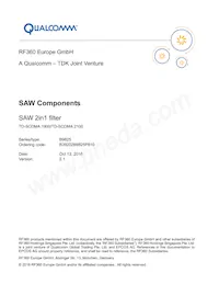 B39202B9825P810 Datasheet Copertura