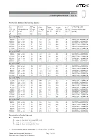 B41505A8109M Datasheet Page 7