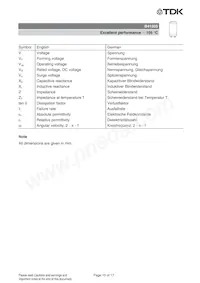 B41505A8109M Datasheet Page 15