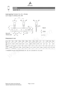 B43866A2227M Datasheet Page 12