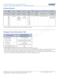 C0402C221J5RALTU Datasheet Pagina 2