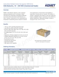 C0603C270F3GACTU Datasheet Cover