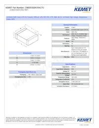 C0603V332KCRAC7867 Datenblatt Cover