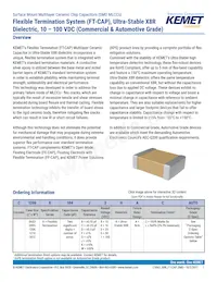 C0603X331G3HACAUTO Datasheet Cover