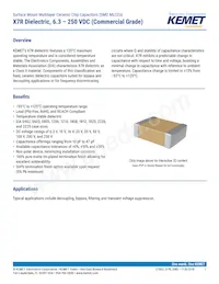 C0805C475K9RACTU Datasheet Cover