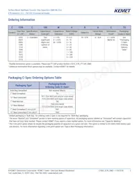 C0805C475K9RACTU Datasheet Pagina 2