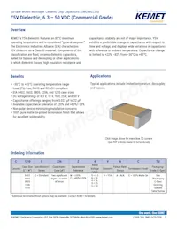 C0805C684M3VACTU Datenblatt Cover