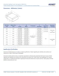 C0805X121J5GAC7800 Datasheet Page 4