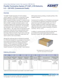 C0805X224K4RACTU Datasheet Copertura