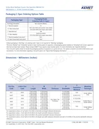 C1206C106K4PACTU Datasheet Pagina 2