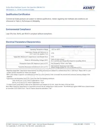 C1206C106K4PACTU Datasheet Page 3