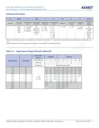 C1206X104J3REC7800 Datasheet Pagina 2