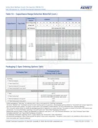 C1206X104J3REC7800 Datasheet Pagina 3