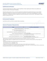 C1206X104J3REC7800 Datasheet Pagina 6