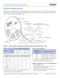 C1206X104J3REC7800 Datasheet Pagina 17