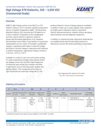 C1210C102JGRACTU Datasheet Cover