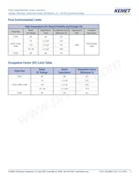 C315C153M1U5TA Datasheet Page 5