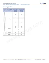 C315C153M1U5TA Datasheet Pagina 16