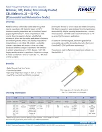 C320C105K5N5TA9170 데이터 시트 표지