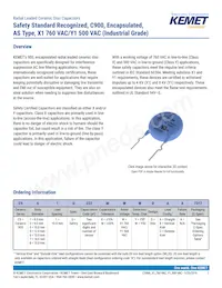 C961U222MWWDBAWL40 Datasheet Cover