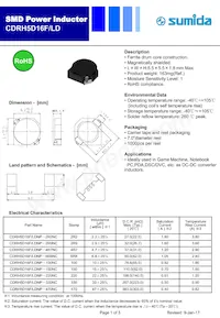 CDRH5D16F/LDNP-6R8NC Datasheet Cover