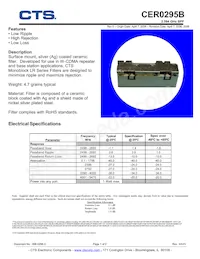 CER0295B Datasheet Cover