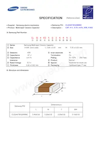 CL02A473KQ2NNNC Datasheet Copertura