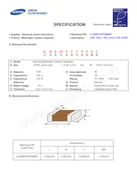 CL02B221KP2NNNC Datenblatt Cover