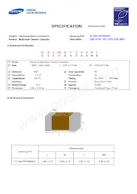 CL10A475KP9NHBC Datasheet Copertura