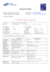 CL31B225KPFNNNE Datasheet Cover