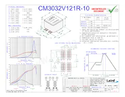 CM3032V121R-10數據表 封面
