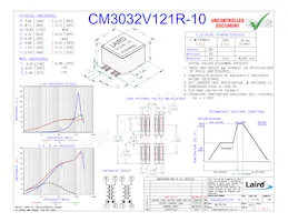 CM3032V121R-10 Datasheet Cover