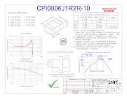 CPI0806J1R2R-10 Datasheet Cover