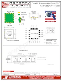 CVCO55CC-0777-0880 Datasheet Page 2