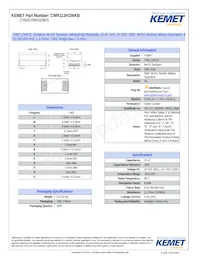 CWR11JH156KB Datasheet Cover
