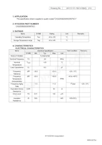 CX3225SB25000D0KPSC1 Datenblatt Seite 3