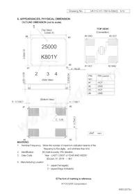 CX3225SB25000D0KPSC1 Datasheet Page 5