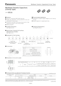 ECJ-UVC1H100F Datasheet Cover