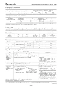 ECJ-UVC1H100F Datasheet Page 2