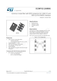 ECMF02-2AMX6 Datasheet Cover