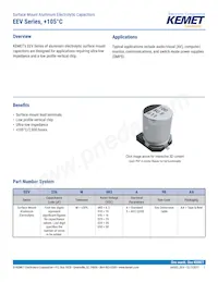 EEV107M016S9GAA Datasheet Cover