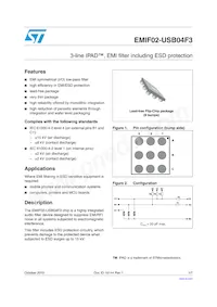EMIF02-USB04F3 Datasheet Cover