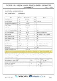 FM3900001Z Datasheet Page 3