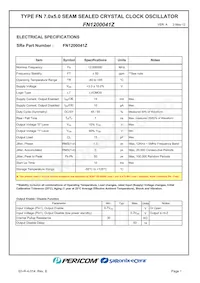 FN1200041Z 데이터 시트 페이지 3