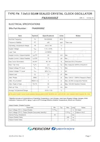 FNA000088Z Datasheet Page 3